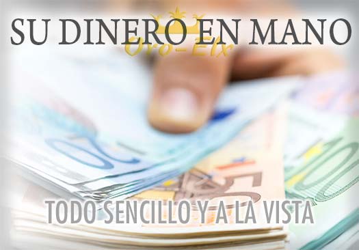 dinero en mano