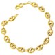Pulsera calabrote de oro Primera Ley 18k