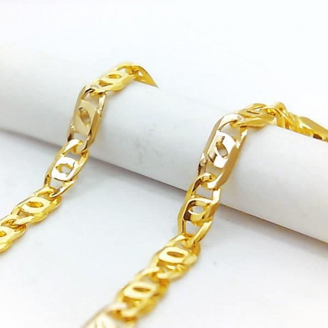 Cadena modelo Cartier de oro de Primera Ley